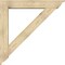 Ekena Millwork Traditional Traditional Rough Sawn Bracket w/ Offset Brace, Douglas Fir, 8"W x 48"D x 48"H BKT0806X48X48TRA01RDF - alternate 2